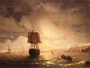 unknow artist Seascape, boats, ships and warships. 14 Germany oil painting artist